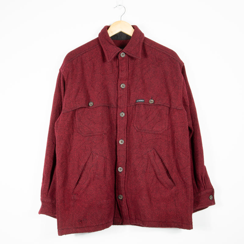 Woolrich Button Up Jacket - Red - Large