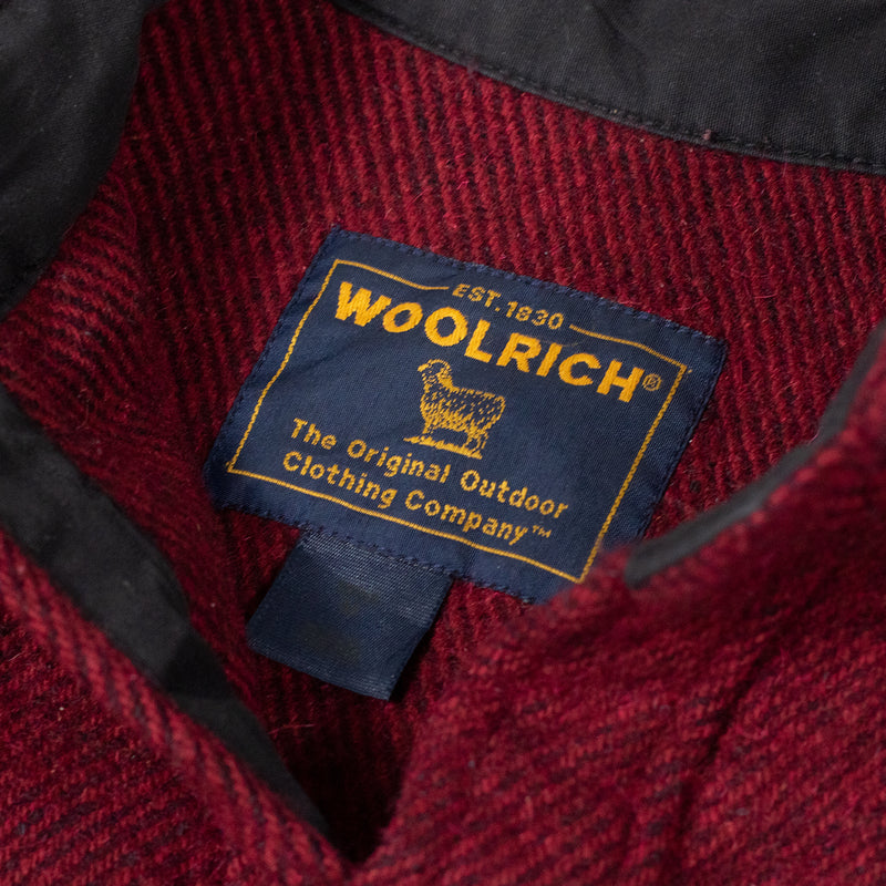 Woolrich Button Up Jacket - Red - Large