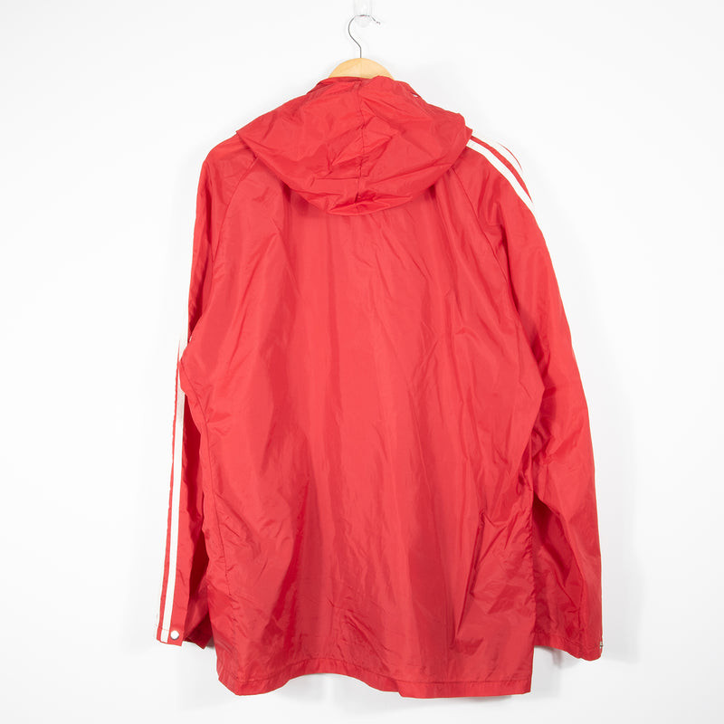 adidas Windbreaker - Red - Large