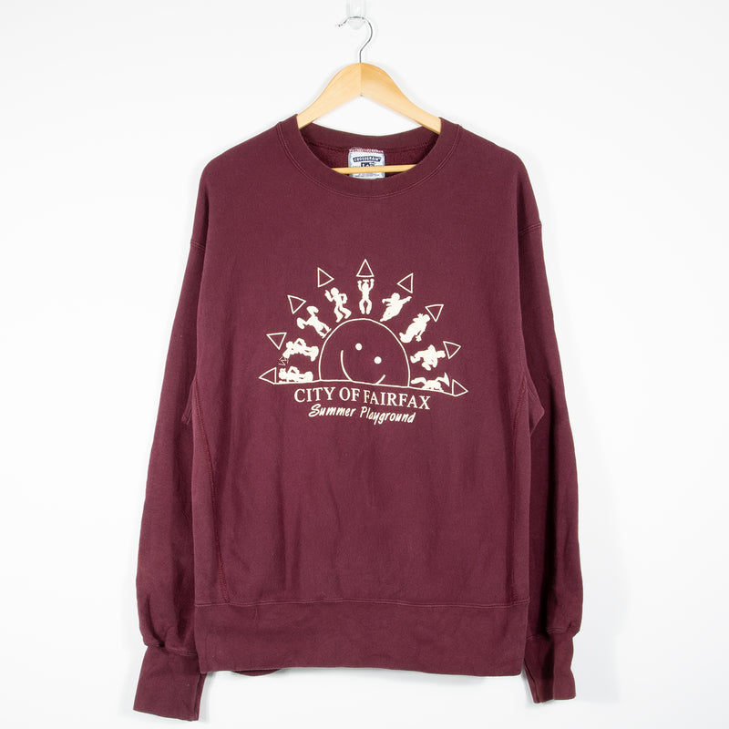 Lee City of Fairfax Sweatshirt - Burgundy - Large