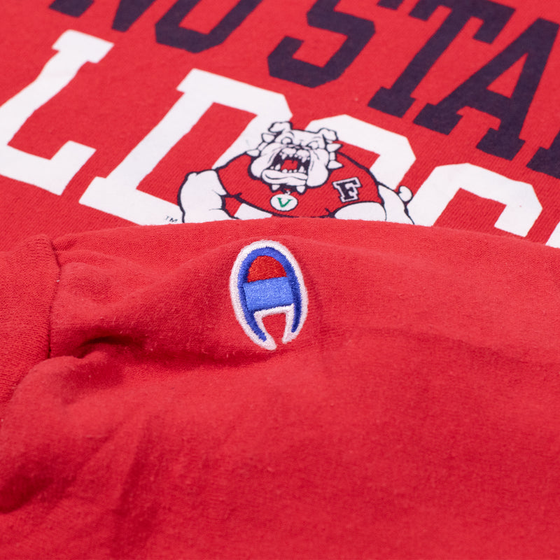 Champion Fresno State Bulldogs Sweatshirt - Red - X-Large