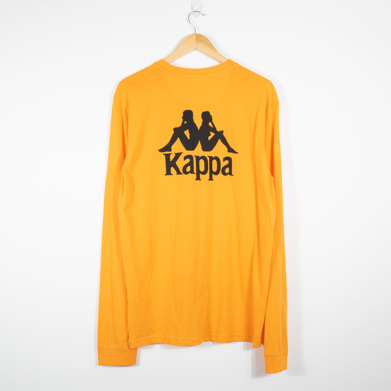 Kappa Long Sleeve T-Shirt - Orange - X-Large