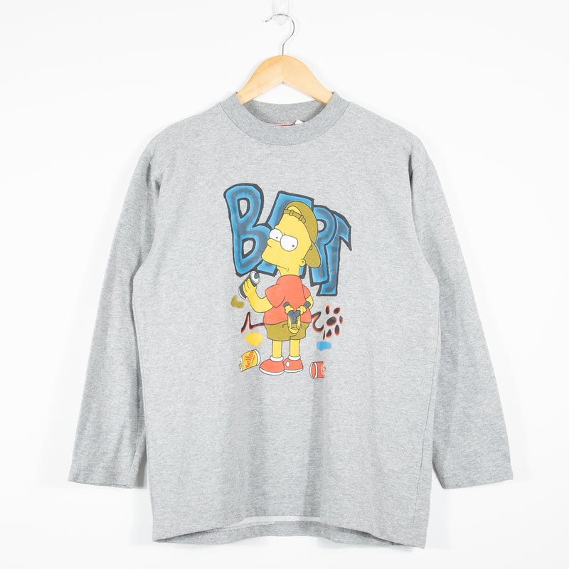 Bart Simpson T-Shirt - Grey - Medium