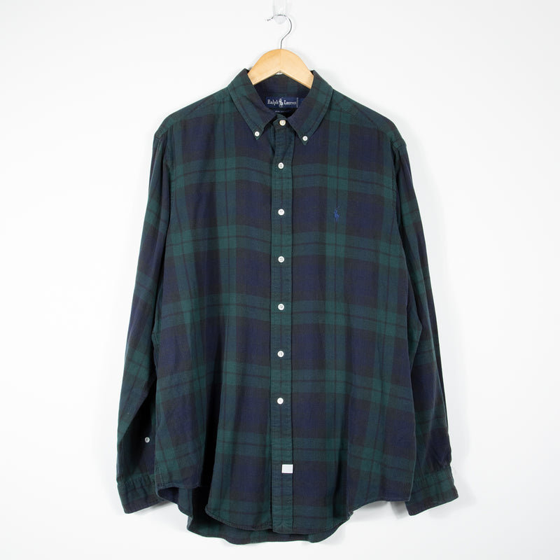 Ralph Lauren Plaid Shirt - Green - X-Large