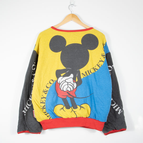 Walt Disney Mickey Mouse Sweatshirt - Yellow - Medium