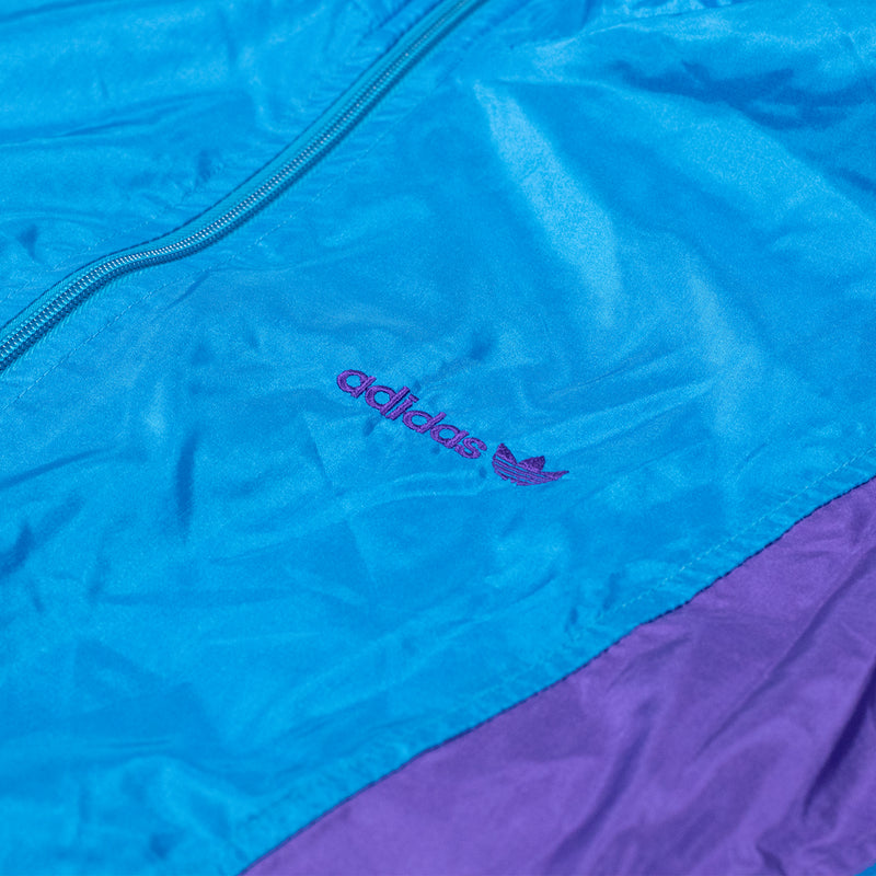 adidas Track Jacket - Blue - Large