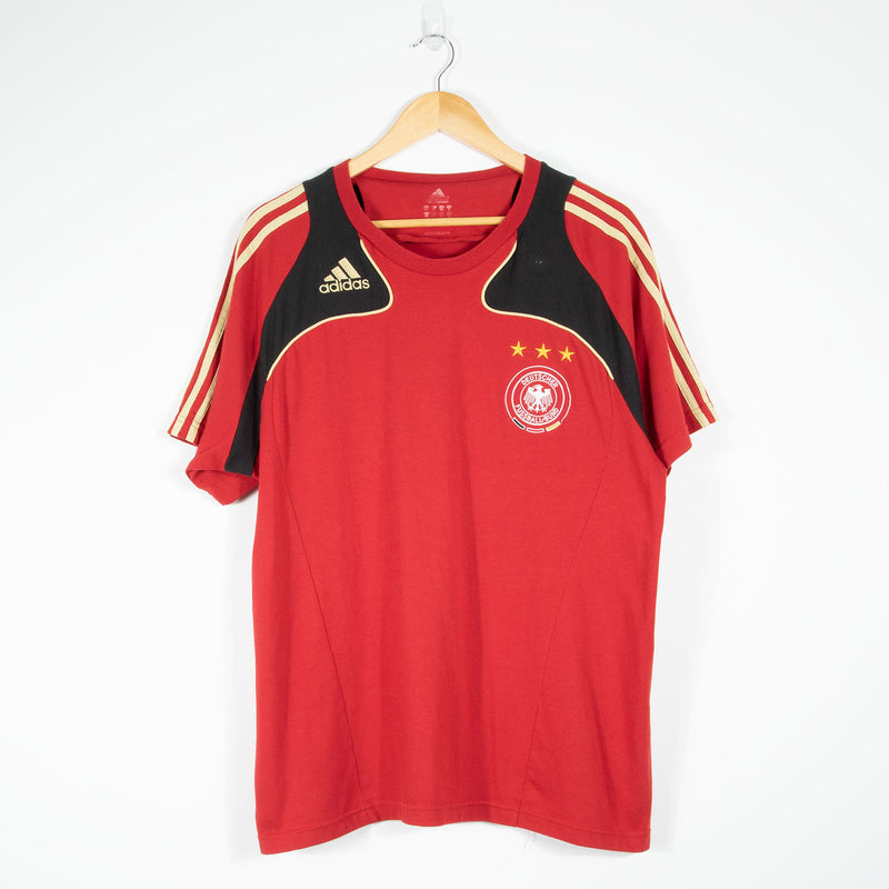 adidas Germany T-Shirt 2008 - Red/Black - Medium