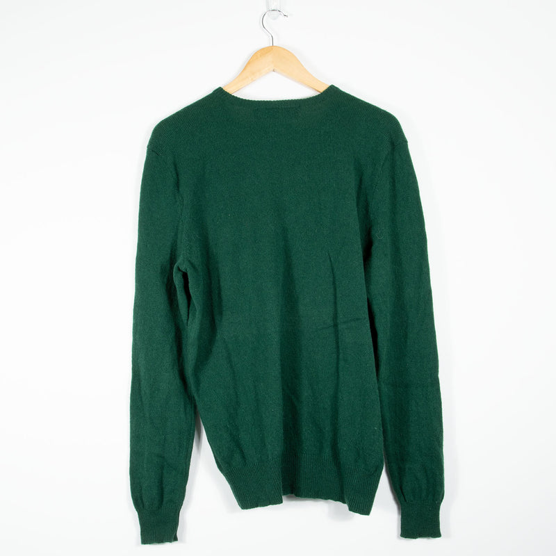Ralph Lauren V Neck Wool Sweater - Green - Medium