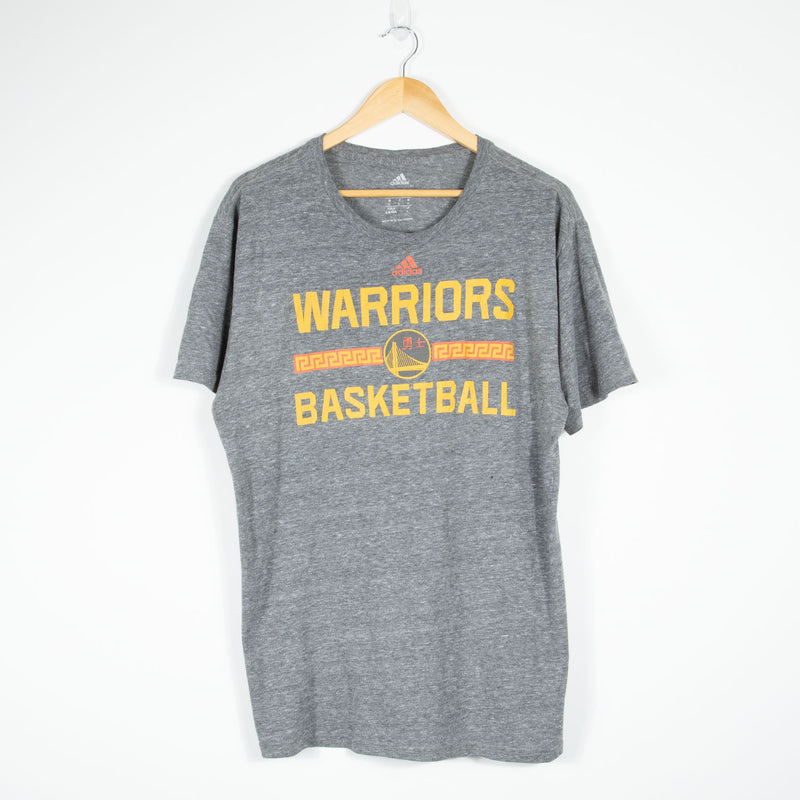 adidas Golden State Warriors China Town T-Shirt - Grey - Large