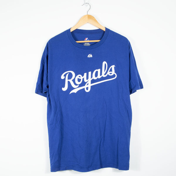 Majestic Kansas City Royals T-Shirt - Blue - Large