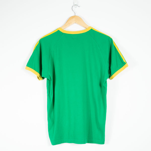 adidas Originals California T-Shirt - Green/Yellow - Medium