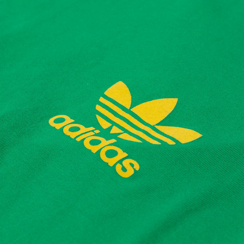 adidas Originals California T-Shirt - Green/Yellow - Medium