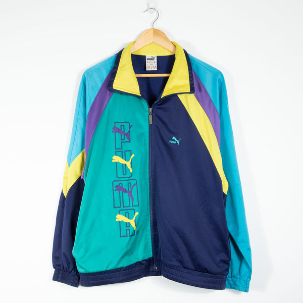 Puma Colourblock Track Jacket - Navy - Medium