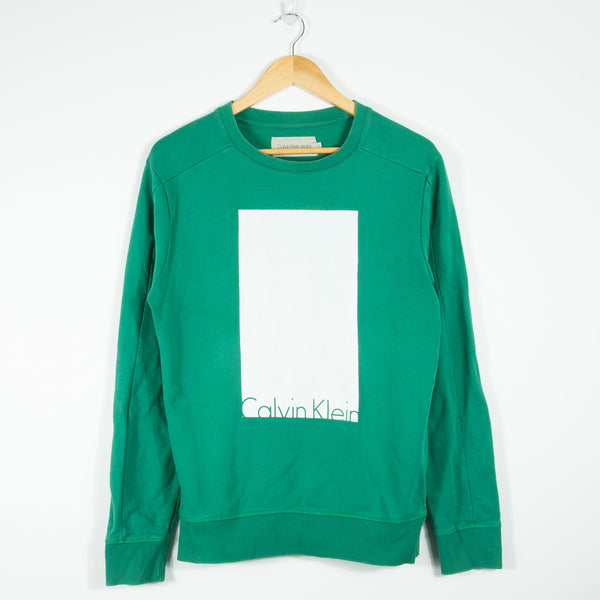 Calvin Klein Sweatshirt - Green - Small