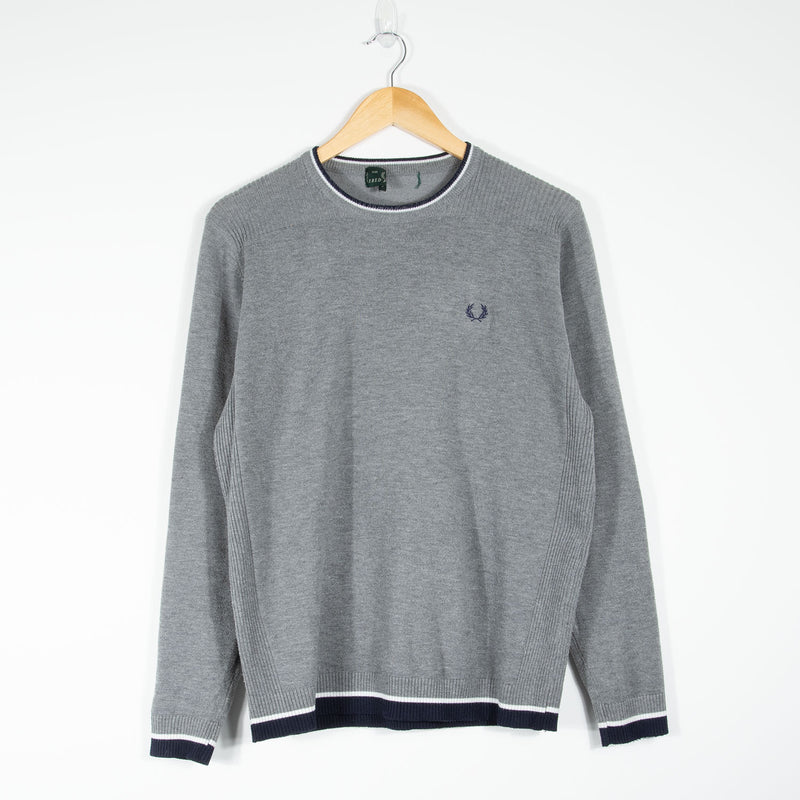 Fred Perry Sweater - Grey - Medium