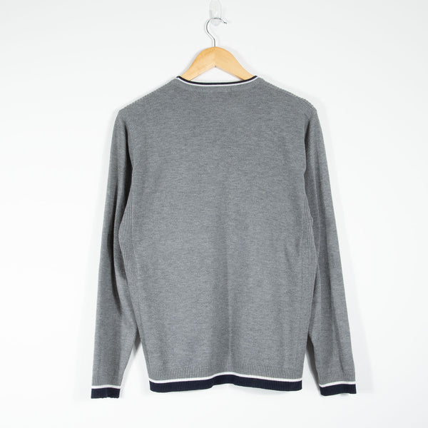 Fred Perry Sweater - Grey - Medium