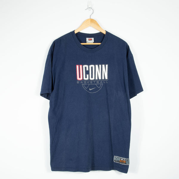 Nike UConn Huskies T-Shirt - Navy - X-Large