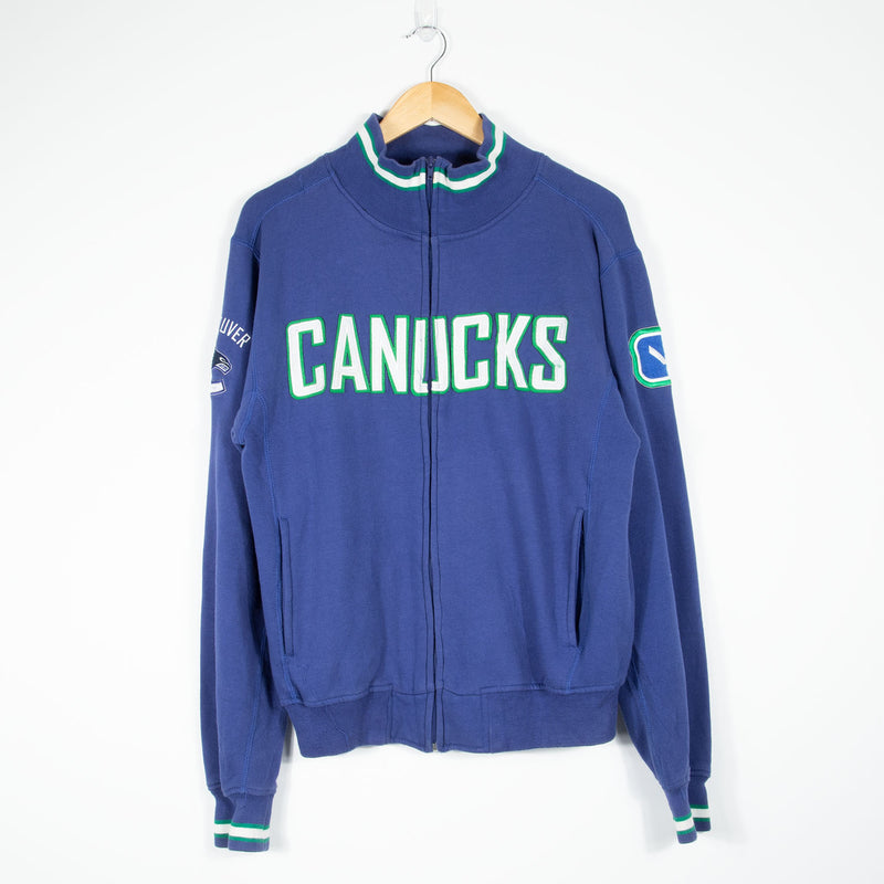 Vancouver Canucks Track Jacket - Blue - Medium