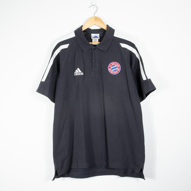 adidas FC Bayern Munich Polo Shirt - Grey - Large