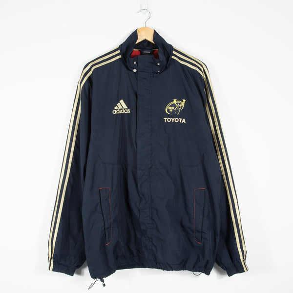 adidas Munster Rugby Track Jacket - Navy - Large
