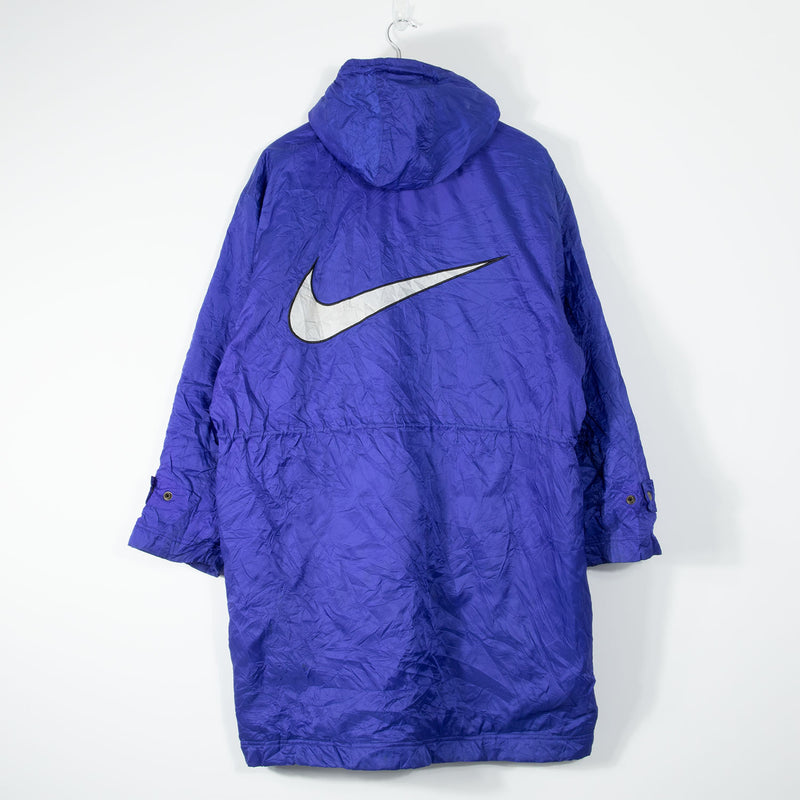 Nike Swoosh Benchwear Warm Up Coat - Blue - Large