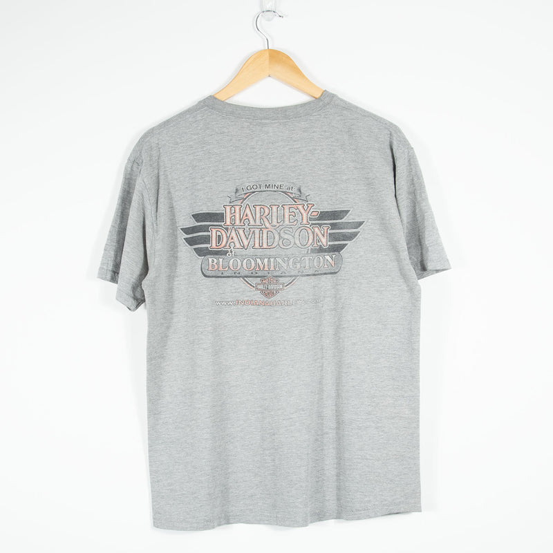 Harley-Davidson "Bloomington, Indiana" T-Shirt - Grey - Small