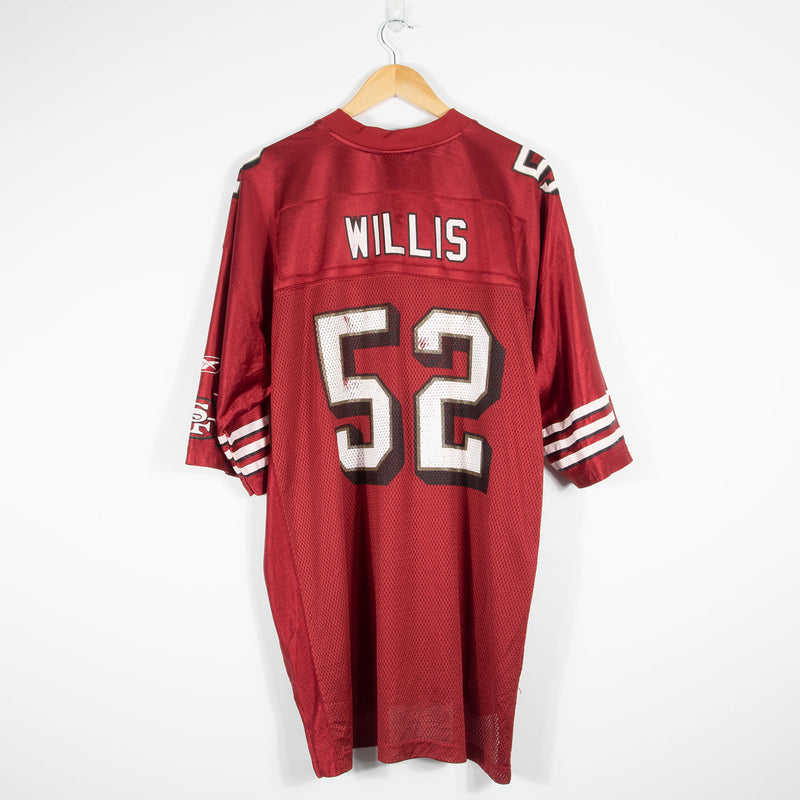 Reebok San Fransisco 49ers "Willis" Jersey - Red - X-Large
