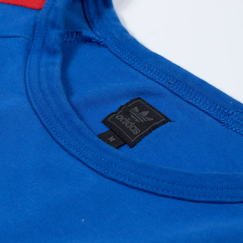 adidas Originals California T-Shirt - Blue/Red - Medium