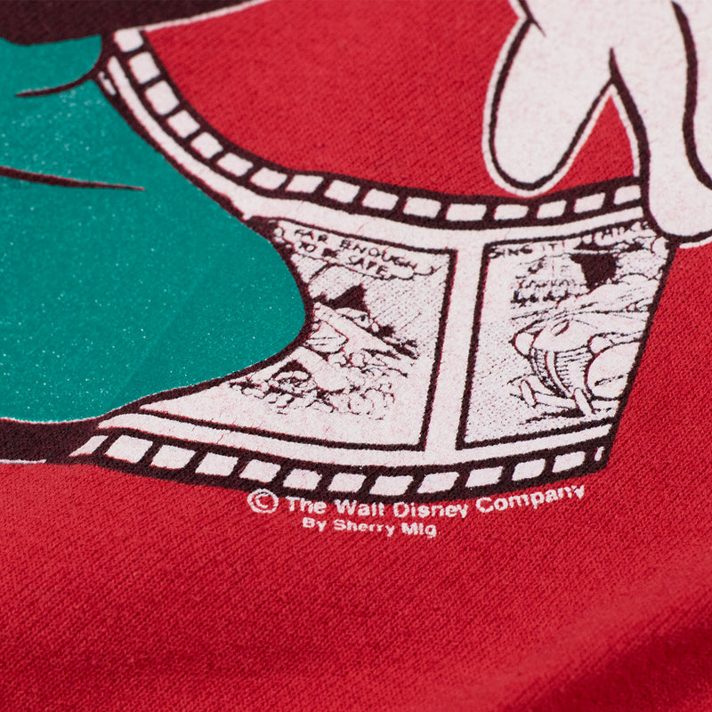 Disney Mickey Mouse Sweatshirt - Red - Large
