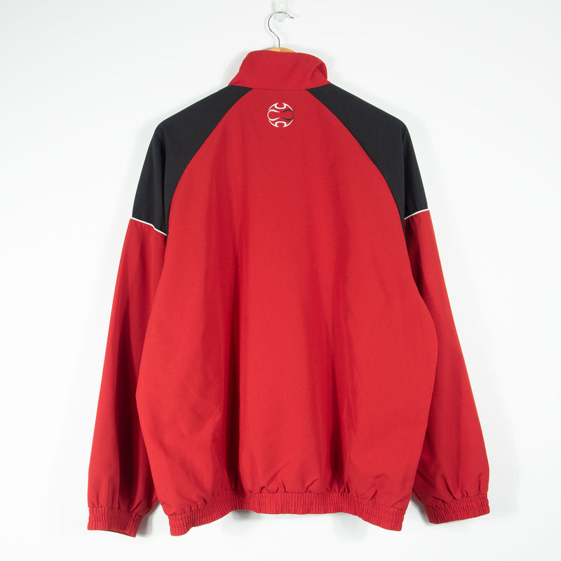 adidas Bayer 04 Leverkusen Track Jacket - Black/Red - Large