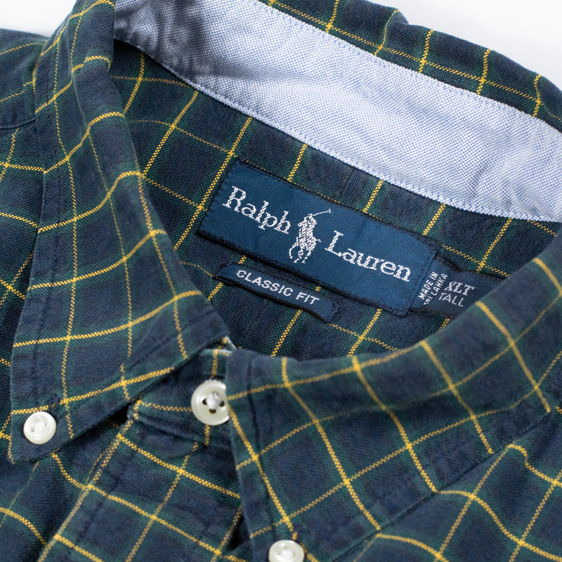 Ralph Lauren Check Shirt - Green - X-Large