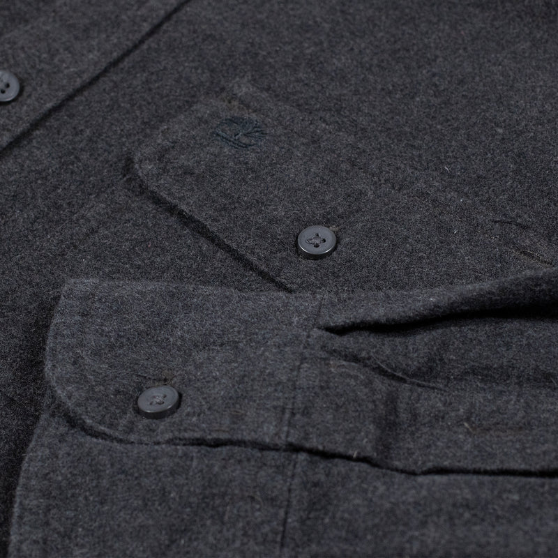 Timberland Flannel Shirt - Black - Medium