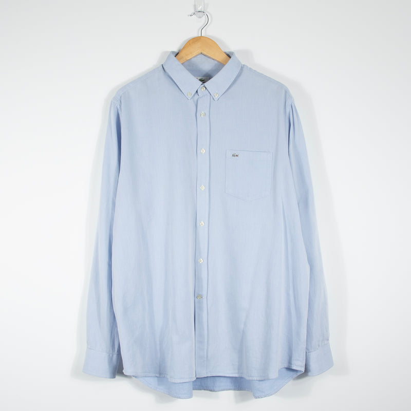 Lacoste Long Sleeve Shirt - Blue - Large