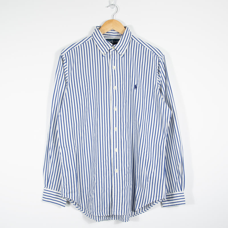 Ralph Lauren Striped Shirt - Blue/White - Medium