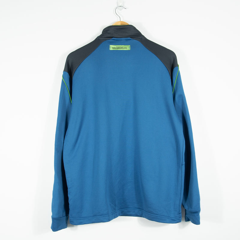 adidas Seattle Sounders FC Track Jacket - Blue - Large