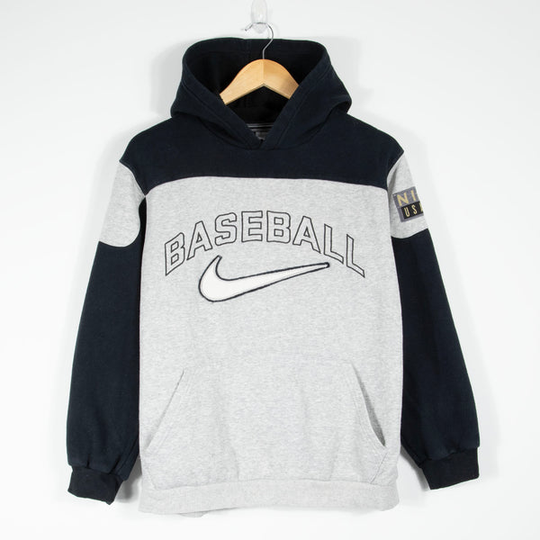 Nike Baseball Pullover Hoodie - Grey - Small