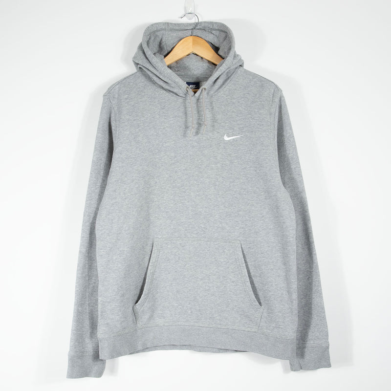 Nike Swoosh Pullover Hoodie - Grey - Large