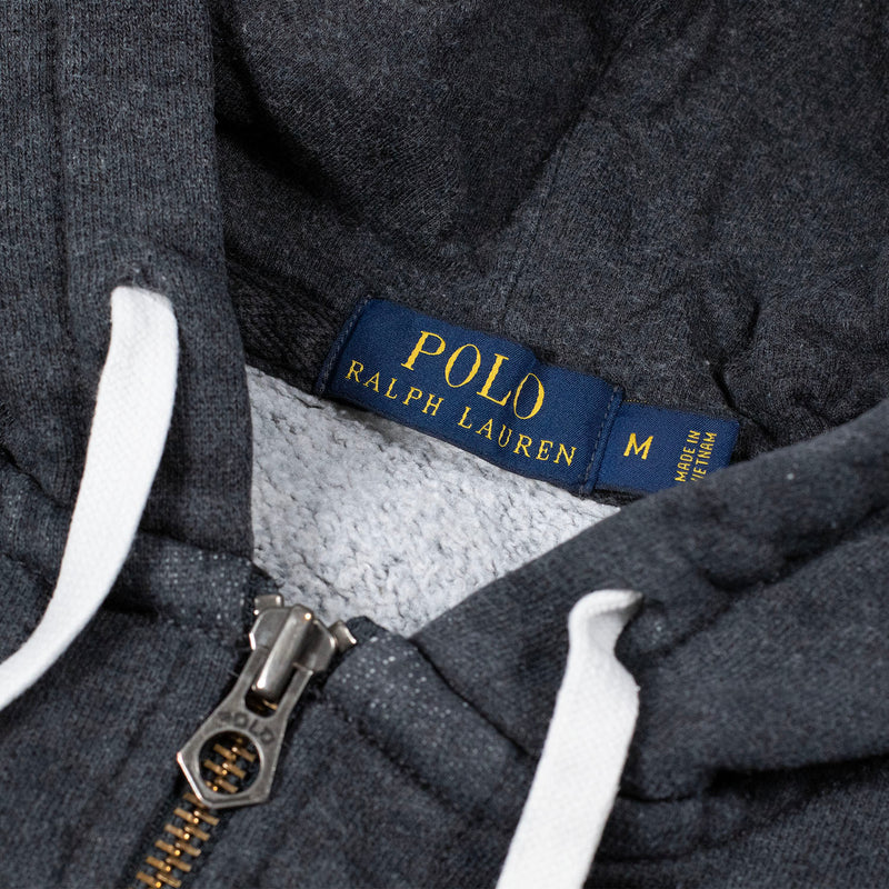 Polo Ralph Lauren Full Zip Hoodie - Grey - Medium